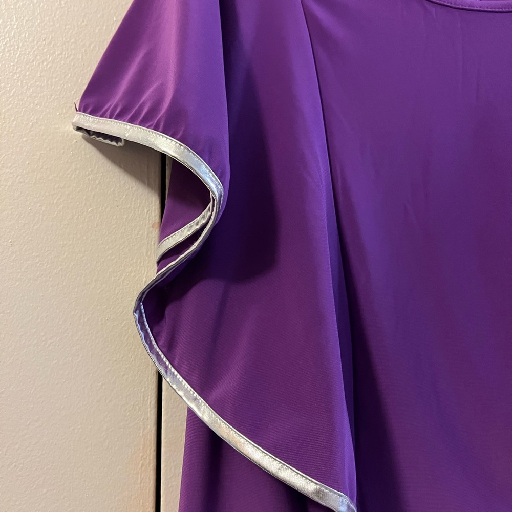 🆕 ASHLEY STEWART BUTTERFLY SLEEVE BLOUSE - Picture 3 of 8